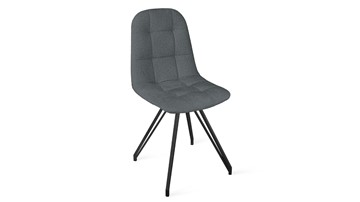 Обеденный стул Райс К4 (Черный муар/Микровелюр Jercy Graphite) в Кунгуре