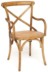 Обеденный стул с подлокотниками CROSS (mod.CB2008) 55х52х91 Груша (№3) арт.10982 в Перми