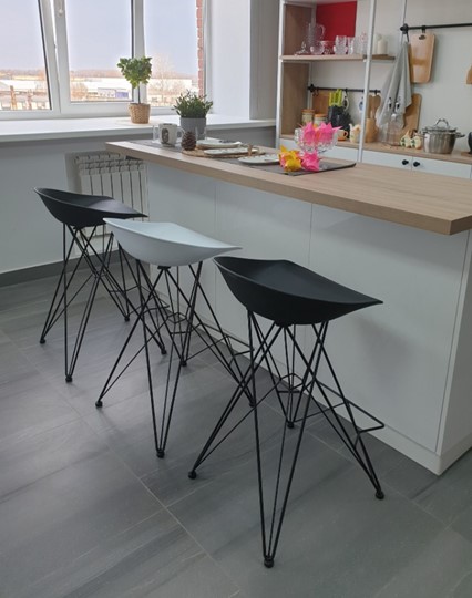 Кухонный стул SHT-ST19/S107 (белый/черный муар) в Перми - изображение 13
