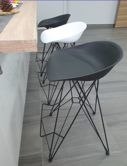 Кухонный стул SHT-ST19/S107 (белый/черный муар) в Перми - изображение 14