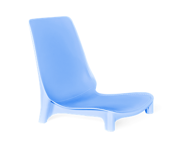 Обеденный стул SHT-ST75/S424-C (голубой/темный орех) в Перми - предосмотр 1