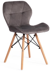 Кухонный стул STUTTGART (mod. 74) 50х47х73 серый (HLR 24)/натуральный арт.17222 в Березниках