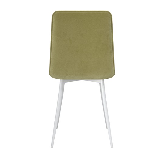 Кухонный стул Тахо, велюр тенерифе нефрит/Цвет металл белый в Соликамске - изображение 3