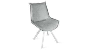 Обеденный стул Тейлор Исп. 2 К2 (Белый матовый/Микровелюр Jercy Silver) в Березниках