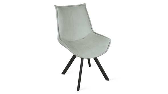 Обеденный стул Тейлор Исп. 2 К2 (Черный муар/Велюр Confetti Silver) в Перми - изображение