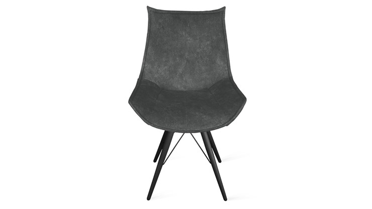 Кухонный стул Тейлор Исп. 2 К3 (Черный муар/Микровелюр Wellmart Graphite) в Перми - изображение 3