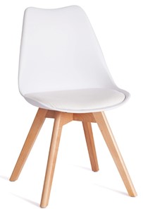 Обеденный стул TULIP (mod. 73-1) 47,5х55х80 белый арт.20220 в Чайковском