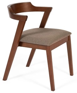 Обеденный стул VERSA (Верса) бук/ткань 54,5x56x74 Коричневый арт.19587 в Перми - предосмотр