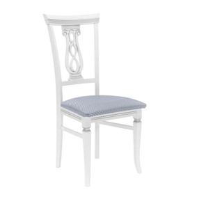 Кухонный стул Leset Юта (Белый 9003 + патина серебро) в Перми - предосмотр
