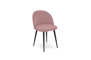 Кухонный стул Лайт розовый черные ножки в Березниках