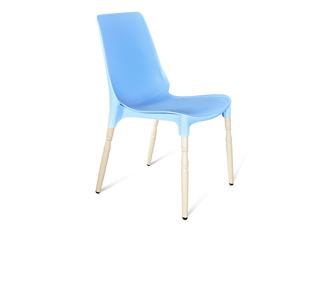 Обеденный стул SHT-ST75/S424-F (голубой/ваниль) в Перми