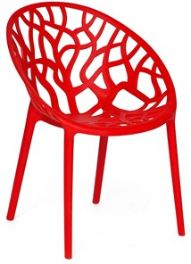 Обеденное кресло BUSH (mod.017) пластик 60*58,5*80 красный, арт.11726 в Березниках