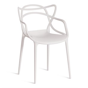 Стул обеденный Cat Chair (mod.028) пластик, 54,5*56*84 белый арт.12654 в Кунгуре