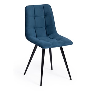 Обеденный стул CHILLY (mod. 7095-1) 45х53х88 синий barkhat 29/черный арт.17245 в Перми