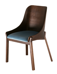 Обеденный стул ГринТри Моган с каркасом цвета Венге в Перми