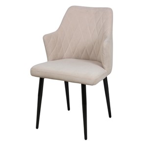 Дизайнерский стул для кухни Николь СРП-017 Велюр дрим бежевый в Перми - предосмотр