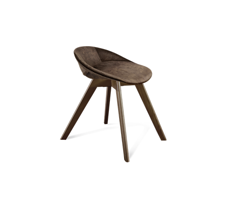 Обеденный стул SHT-ST19-SF1 / SHT-S39 (кофейный трюфель/темный орех) в Перми - изображение