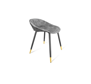 Обеденный стул SHT-ST19-SF1 / SHT-S95-1 (дымный/черный муар/золото) в Перми - предосмотр