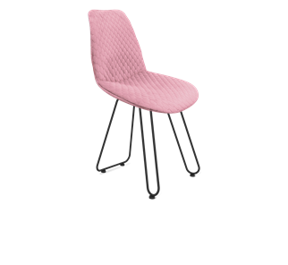 Обеденный стул SHT-ST29-С22 / SHT-S106 (розовый зефир/черный муар) в Перми
