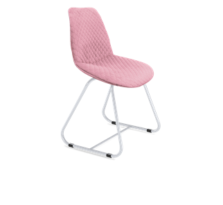 Обеденный стул SHT-ST29-С22 / SHT-S38 (розовый зефир/хром лак) в Перми