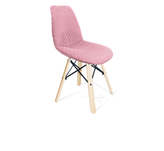 Обеденный стул SHT-ST29-С22 / SHT-S70 (розовый зефир/прозрачный лак/черный муар) в Перми