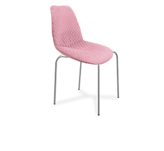 Обеденный стул SHT-ST29-С22 / SHT-S86 HD (розовый зефир/хром лак) в Перми - предосмотр