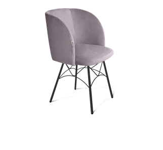 Обеденный стул SHT-ST33 / SHT-S107 (сиреневая орхидея/черный муар) в Перми - предосмотр