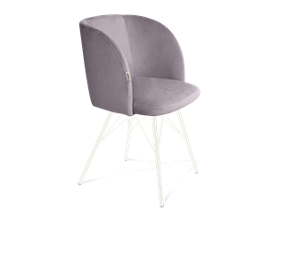 Обеденный стул SHT-ST33 / SHT-S37 (сиреневая орхидея/белый муар) в Перми