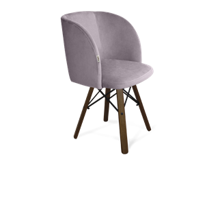 Обеденный стул SHT-ST33 / SHT-S70 (сиреневая орхидея/темный орех/черный муар) в Перми - предосмотр