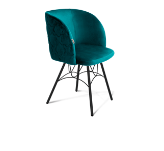 Обеденный стул SHT-ST33-1 / SHT-S100 (альпийский бирюзовый/черный муар) в Перми