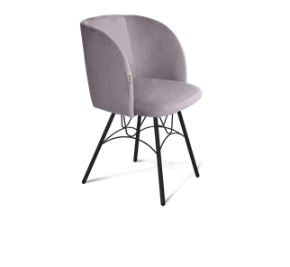 Обеденный стул SHT-ST33 / SHT-S100 (сиреневая орхидея/черный муар) в Перми