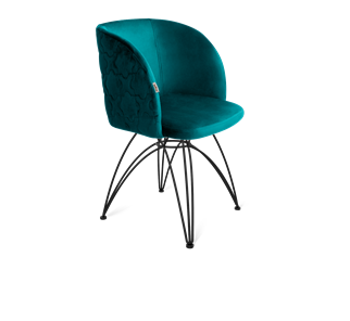 Обеденный стул SHT-ST33-1 / SHT-S112 (альпийский бирюзовый/черный муар) в Перми
