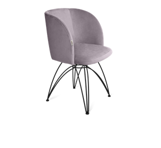 Обеденный стул SHT-ST33 / SHT-S112 (сиреневая орхидея/черный муар) в Перми - предосмотр