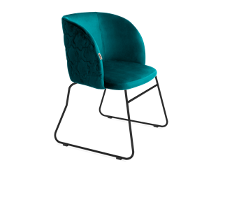 Обеденный стул SHT-ST33-1 / SHT-S167 (альпийский бирюзовый/черный муар) в Перми