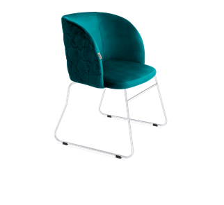 Обеденный стул SHT-ST33-1 / SHT-S167 (альпийский бирюзовый/хром лак) в Березниках