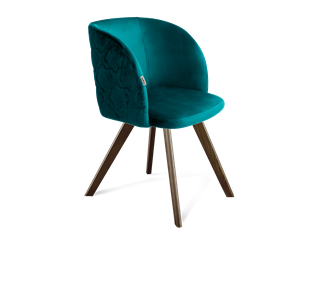 Обеденный стул SHT-ST33-1 / SHT-S39 (альпийский бирюзовый/темный орех) в Перми - предосмотр