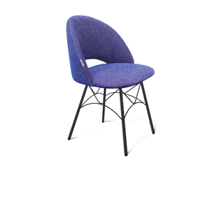 Обеденный стул SHT-ST34 / SHT-S107 (синий мираж/черный муар) в Перми