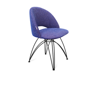 Обеденный стул SHT-ST34 / SHT-S112 (синий мираж/черный муар) в Перми