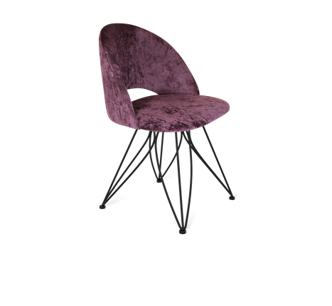 Обеденный стул SHT-ST34 / SHT-S113 (вишневый джем/черный муар) в Перми - изображение