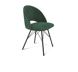 Обеденный стул SHT-ST34 / SHT-S37 (лиственно-зеленый/черный муар) в Березниках