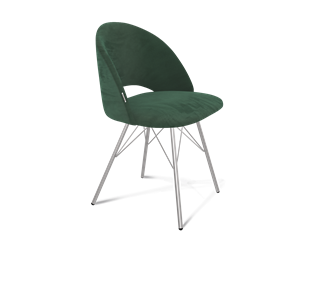 Обеденный стул SHT-ST34 / SHT-S37 (лиственно-зеленый/хром лак) в Соликамске