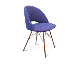 Обеденный стул SHT-ST34 / SHT-S37 (синий мираж/медный металлик) в Березниках