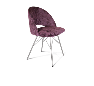 Обеденный стул SHT-ST34 / SHT-S37 (вишневый джем/хром лак) в Перми - предосмотр