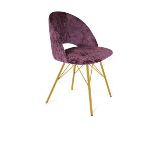 Обеденный стул SHT-ST34 / SHT-S37 (вишневый джем/золото) в Перми - предосмотр