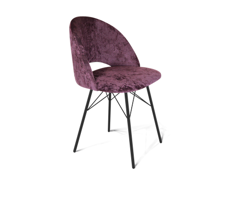 Обеденный стул SHT-ST34 / SHT-S64 (вишневый джем/черный муар) в Перми - изображение