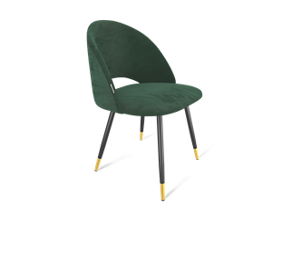 Обеденный стул SHT-ST34 / SHT-S95-1 (лиственно-зеленый/черный муар/золото) в Перми