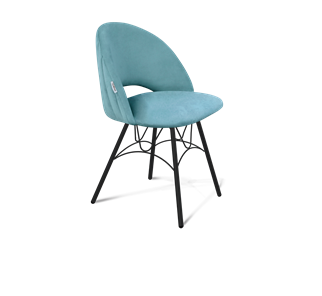 Обеденный стул SHT-ST34-1 / SHT-S100 (голубая пастель/черный муар) в Перми