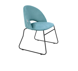 Обеденный стул SHT-ST34-1 / SHT-S167 (голубая пастель/черный муар) в Перми