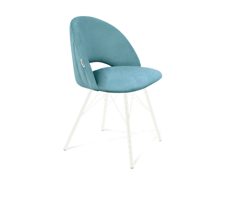 Обеденный стул SHT-ST34-1 / SHT-S37 (голубая пастель/белый муар) в Перми - изображение