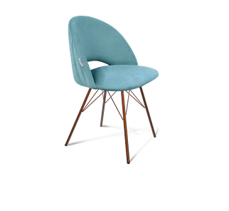 Обеденный стул SHT-ST34-1 / SHT-S37 (голубая пастель/медный металлик) в Перми